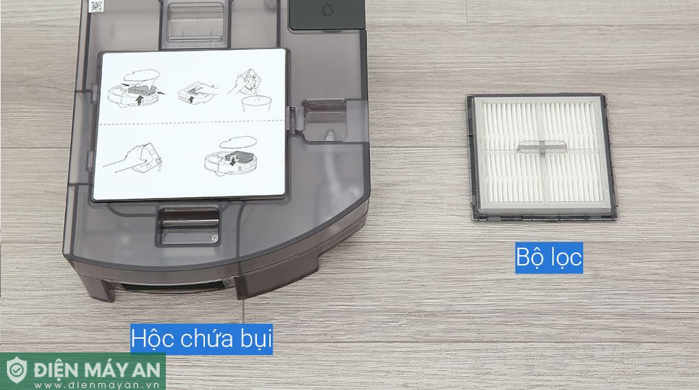 Robot hút bụi lau nhà Roborock Q10PF (Plus) - Đen